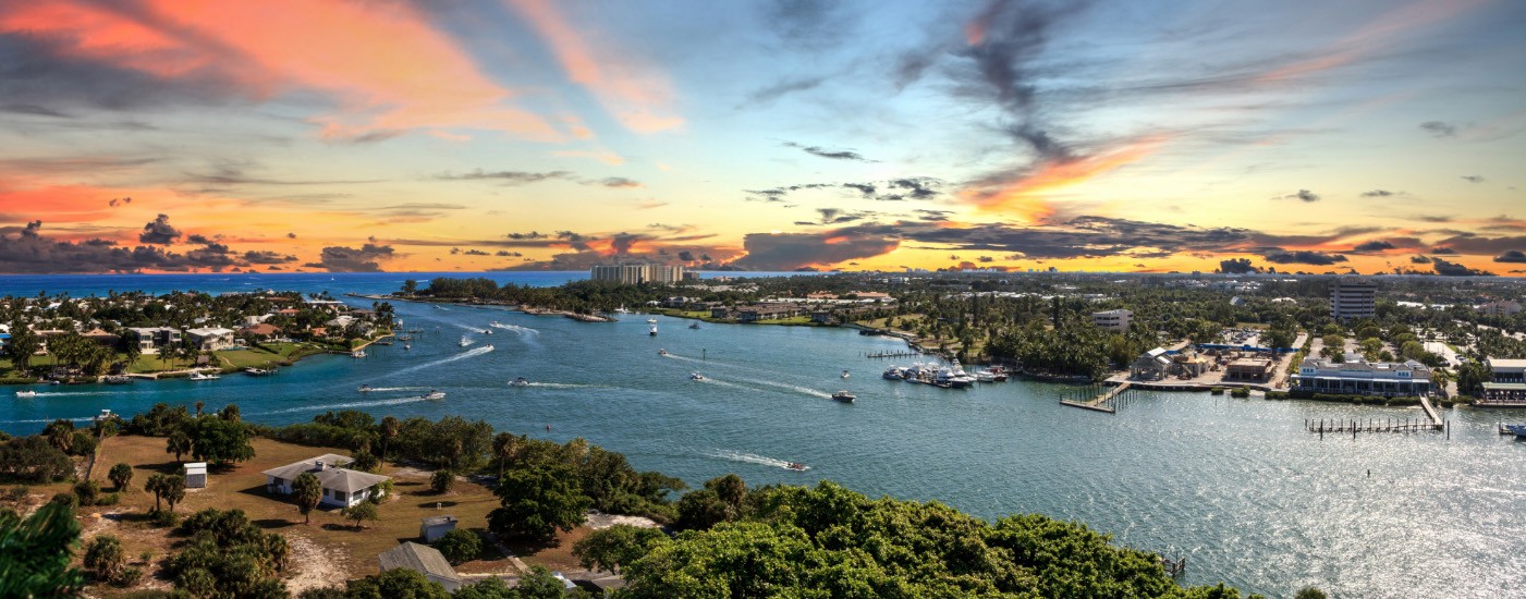 Jupiter, Florida cityscape
