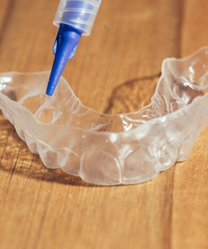 teeth whitening gel custom tray